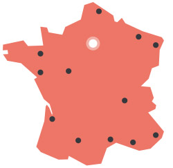Carte de France des divorce